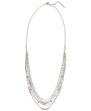 Style and Co Bead and Imitation Pearl Layered Strand Necklace