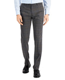 Bar III Mens Slim-Fit Gray and Camel Plaid Suit Pants, 34X29