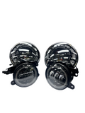 SPDZ1 Oculus 7” RGB LED Headlights with LED RGB Fog Light Kit – App Controlled Multi-Mode Halo