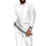 Fashionable Mens Long-Sleeve Pants Sports Suit