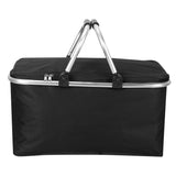 30L Insulated Picnic Basket Cooler Collapsible Food Delivery Storage