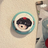 Oil Painting Cartoon Puppy Compatible With MagSafe Magnetic Holder