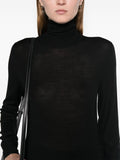 Saint Laurent Women Cassandre Wool Turtleneck Sweater