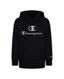 Champion Big Girls Glitter C Script Hoodie