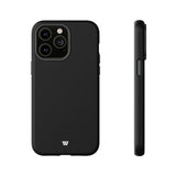 JET BLACK | Tough Phone Case