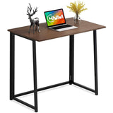 31.5" Small Desk No-Assembly Folding Computer Desk