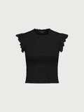 French Connection Perinne Cotton Jersey Smock Top, Size XS