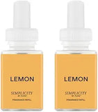 Pura & Simplicity Home Scent Refill - Smart Air Diffuser - Up to 120-Hours of Luxury Fragrance per Refill - Home Essential - Clean & Safe Diffuser Fragrance - 2 Pack, Apple