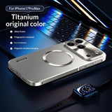 Electroplated Magnetic Metal Case Compatible With The 17 Pro Max