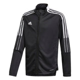 adidas unisex-child Tiro 21 Track Jacket Black X-Large