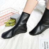 Women's Leather Anti-slip And Velvet High Tube Floor Socks