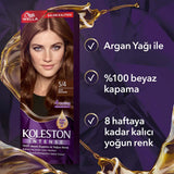 Wella Koleston Intense Hair Dye - Long-Lasting Color with Argan Oil & Moisturizers