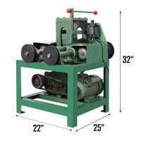 32" Heavy Duty Electric Industrial Square Pipe Tube Bender Machine W/ Die Set (SAK21576)