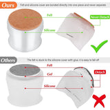 32-Piece: Clear Chair Leg Floor Protectors