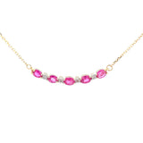 .73ct Ruby Diamond Fashion Pendants 10KT Yellow Gold
