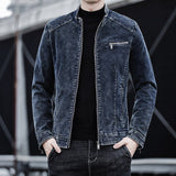 Corduroy Retro Denim Jacket For Men FallWinter