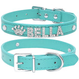 Personalized Cat Collar Rhinestone Puppy Small Dogs Collars