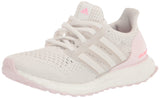 adidas Ultraboost 1.0 Running Shoe Crystal White/Crystal White/Almost Pink 4.5 US Unisex Big Kid