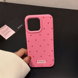 Ins-style Korean Polka-dot Phone Case