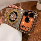 Four Corner Airbag Drop Proof Phone Case With Glitter Powder Protective Cover