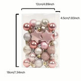 33-Pieces: Christmas Glitter Star Tree Topper