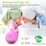 330ml Cool Mist Humidifier with 7 Color LED Lights