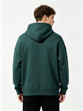 Dark Green Hooded Sweater For Men And Women