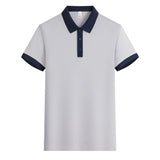 Business Summer Ice Silk Short-Sleeve T-Shirt