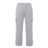Ankle-Tightening Loose Sweatpants With Multiple Pockets And Drawstrings
