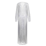 New Men's Japanese-style Polka Dot Lace Bathrobe