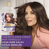L'Oreal Paris Excellence Cool Creme Hair Color 6.11 - Extra Ash Dark Blond | 100% Grey Coverage