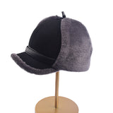 Mens And Womens Winter Sheepskin Wool Hat For Seniors And Middle-aged Adults