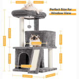34" Cat Tree Deluxe Tower