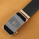 Mens Casual Business Belt Made Of Split Leather