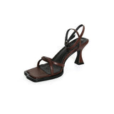 Retro Open Toe Stiletto High Heel Sandals for Women