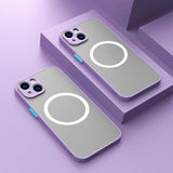 Magnetic Wireless Full-body Matte Protective Case For Phones