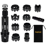 ROYMADE Golf Shaft All Fit Adapter Sleeve with 10pcs Rings Compatible with Titleist/Taylormade/Callaway/Ping/Cobra/Mizuno/PXG/Nike/Srixon Right Hand Golf Heads Change Different Golf Heads by Yourself