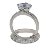 Cubic Zirconium CZ SS Bridal Sterling Silver