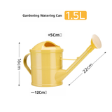 Gardening sprinkler kettle-milk yellow-1.8L-1 piece