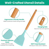 35-Pieces: Kitchen Cooking Utensils Set