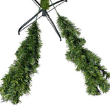 350 LED Solid Color Printed Green Hinged Fraser Fir Artificial Christmas Tree