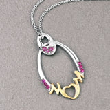 0.18 Carat Genuine Ruby .925 Sterling Silver Pendant