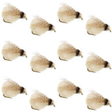 Bead Head LaFontaine Tan Deep Sparkle Caddis Pupa - 12 Flies Size 18