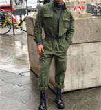 Fashionable Mens Solid-Colored Top And Loose-Fitting Trousers Casual Set