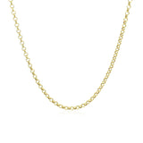 14k Yellow Gold Rolo Chain 1.9mm