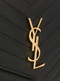 Saint Laurent Women Cassandre Matelassé Flap Pouch In Grain De Poudre Leather