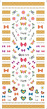Watermark sticker decal nail sticker