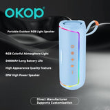 KP-842 Portable Bluetooth Speaker TF Card Support Subwoofer Ambient Light Compact Size Long Battery Life High Volume Best Seller