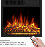 36 Inch Electric Fireplace Mantel Wooden Surround Firebox M1804