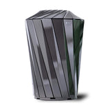 36" Large Capacity Commercial Outdoor Modern Trash Waste Garbage Bin With Top Cover (SAK62597)